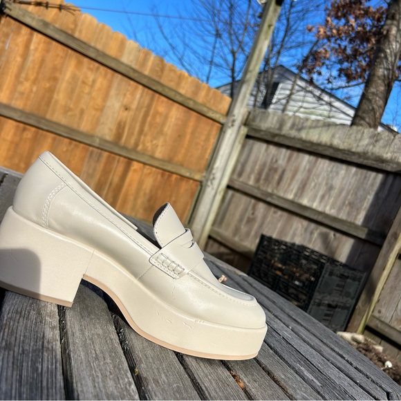 Dolce Vita Yanni Platform Loafers Leather Women's 8.5 business casual work - Picture 5 of 11